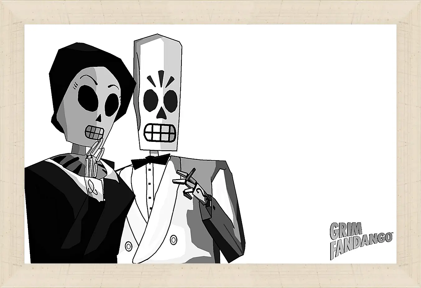 Картина в раме - Grim Fandango
