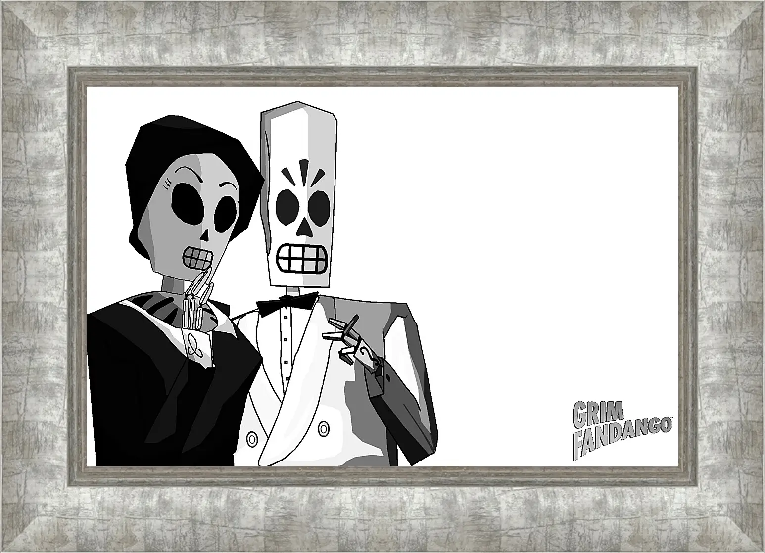 Картина в раме - Grim Fandango
