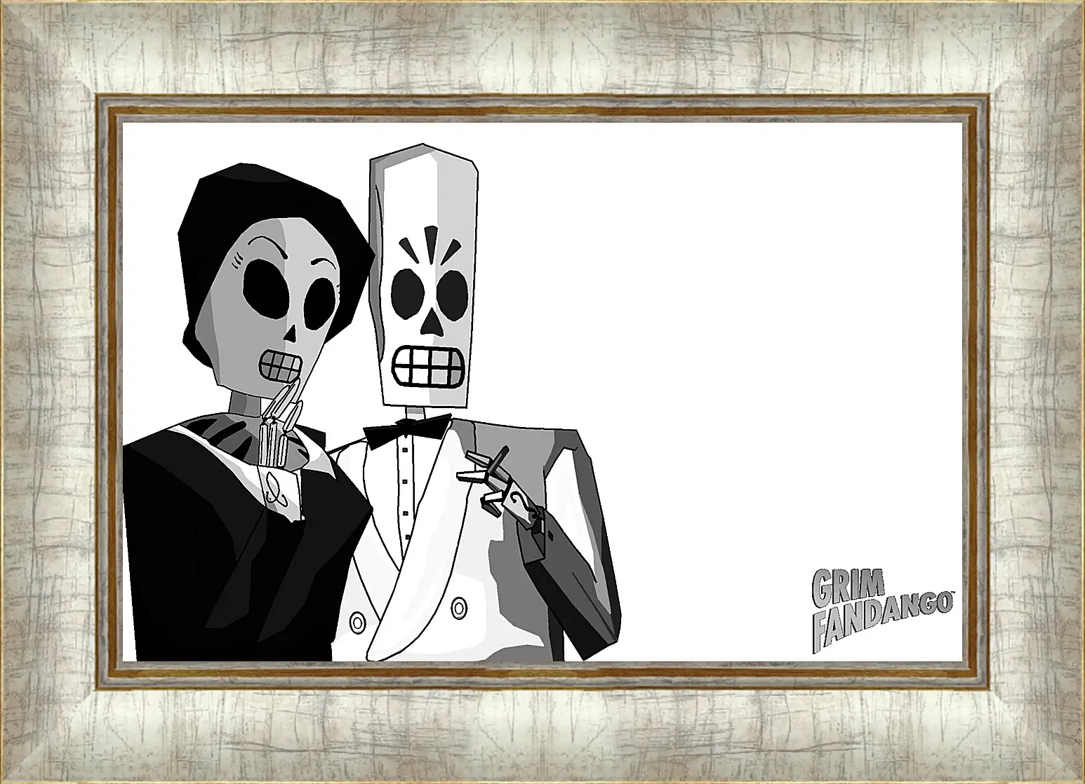 Картина в раме - Grim Fandango
