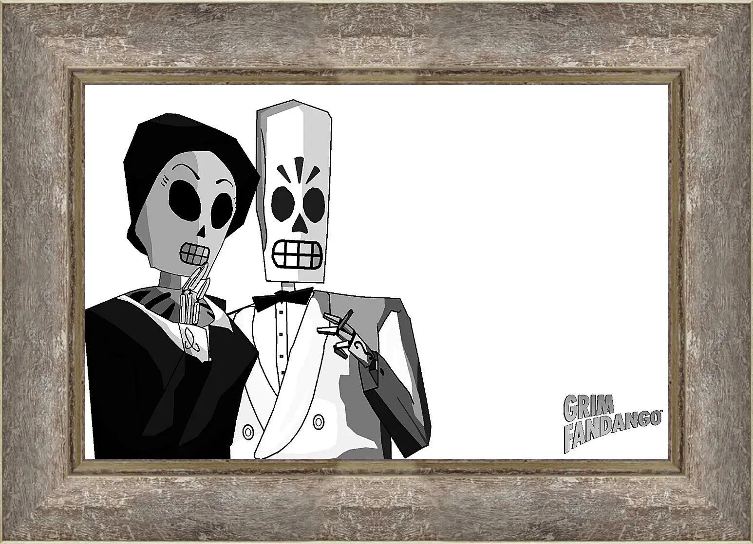 Картина в раме - Grim Fandango
