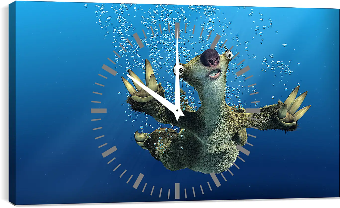 Часы картина - Ice Age
