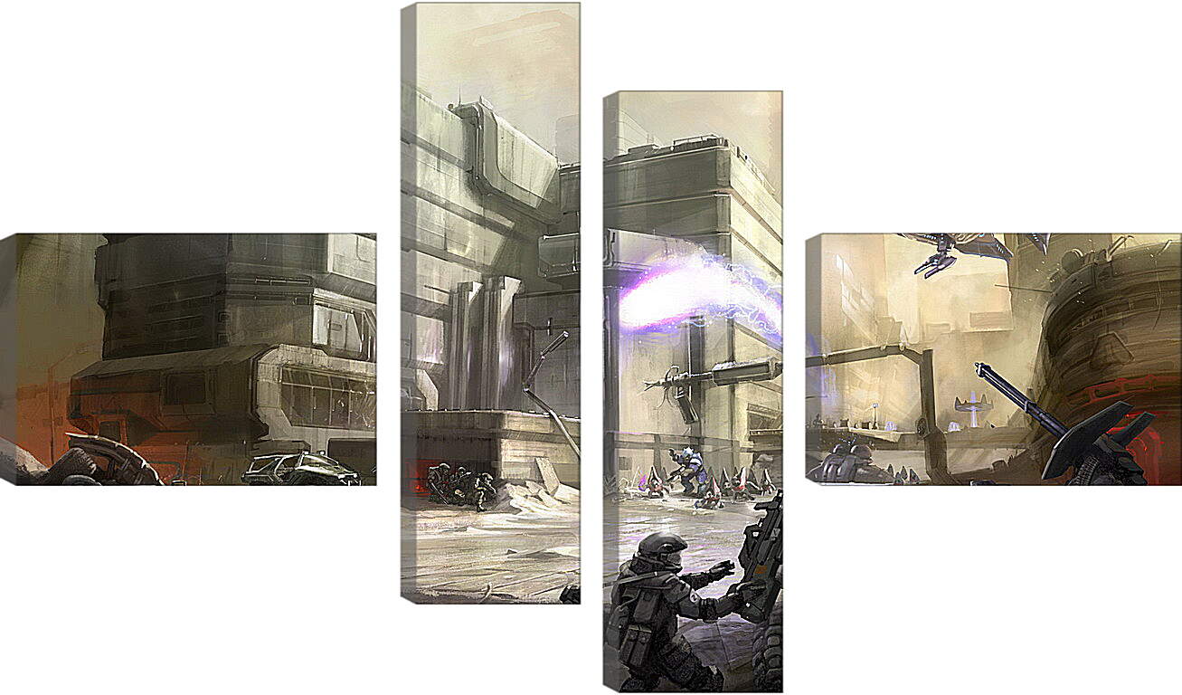 Модульная картина - Halo