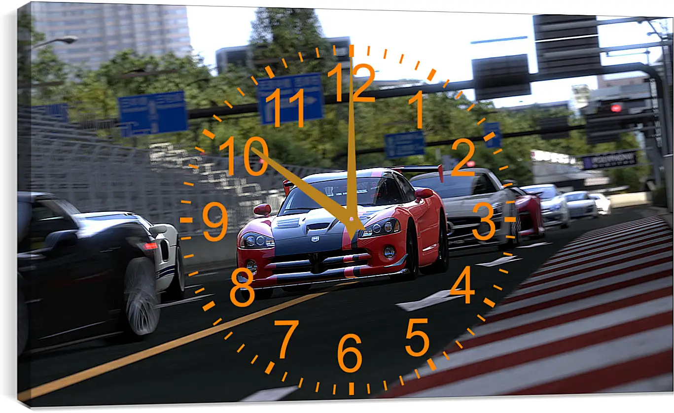 Часы картина - Gran Turismo
