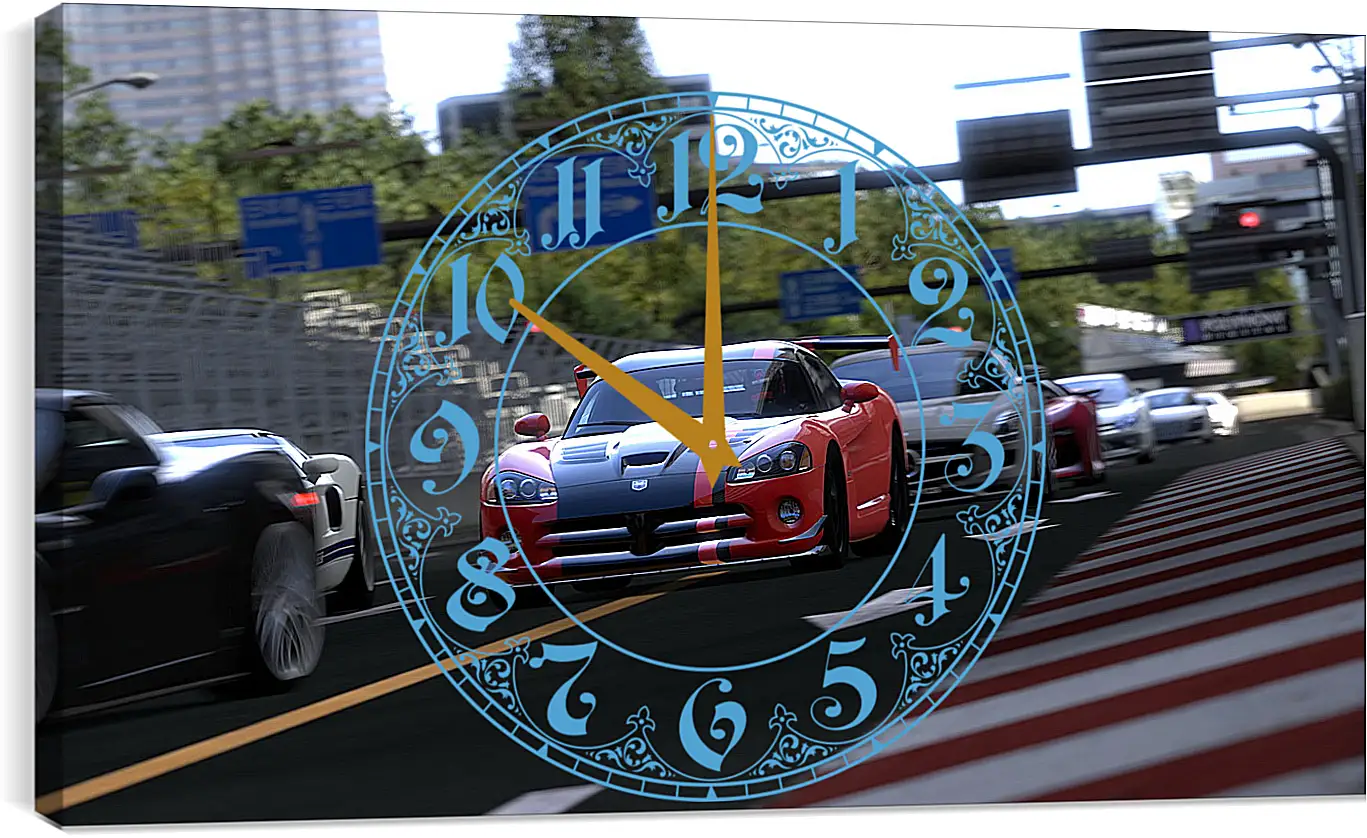 Часы картина - Gran Turismo

