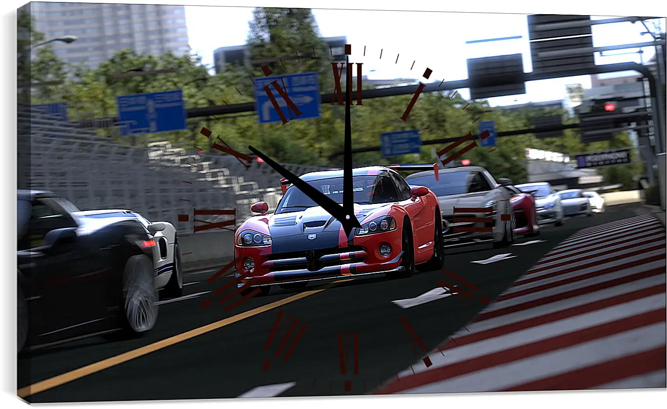 Часы картина - Gran Turismo
