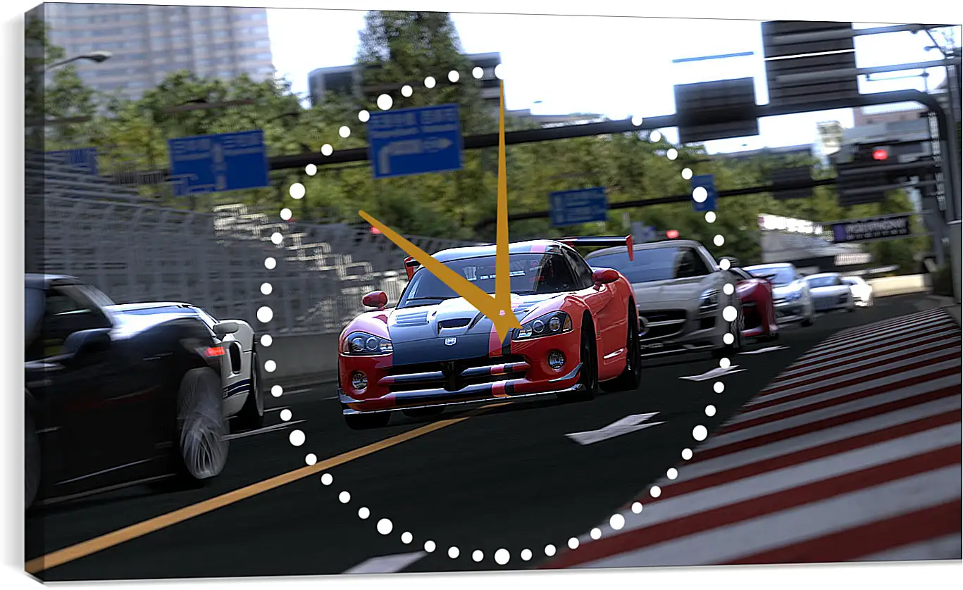 Часы картина - Gran Turismo
