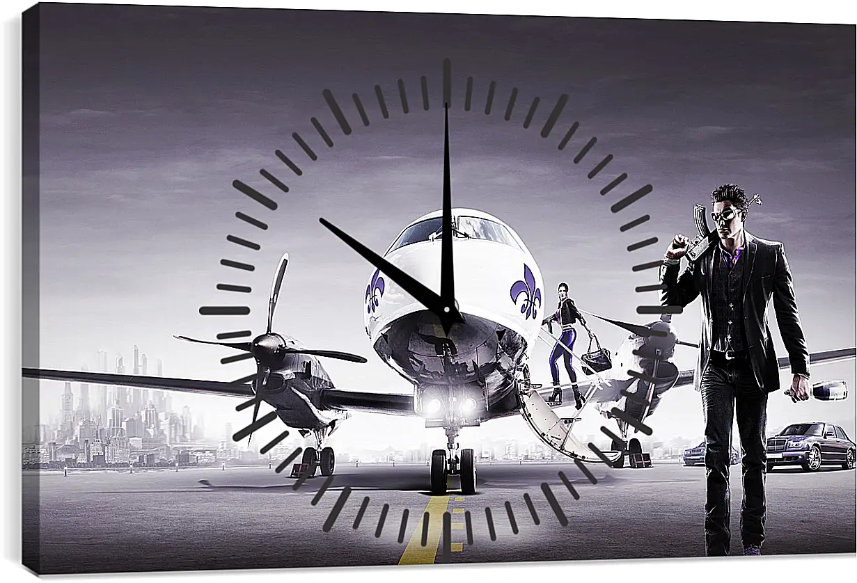 Часы картина - Saints Row: The Third
