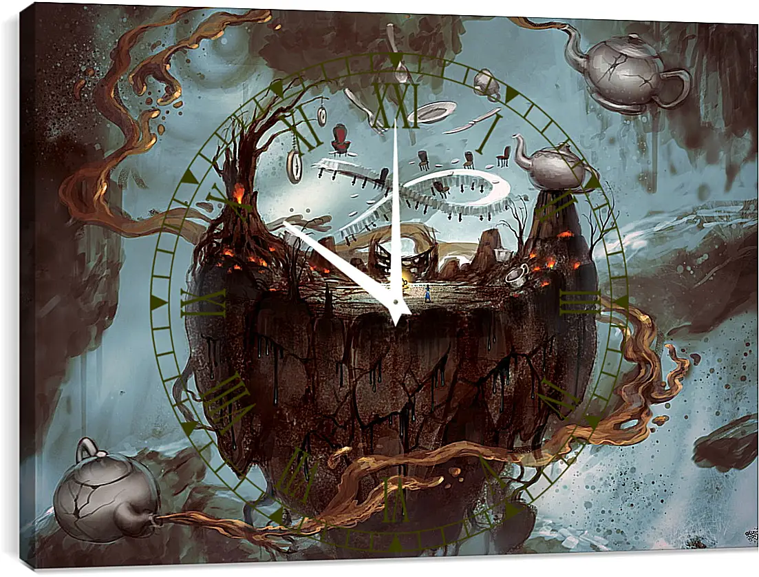 Часы картина - Alice: Madness Returns
