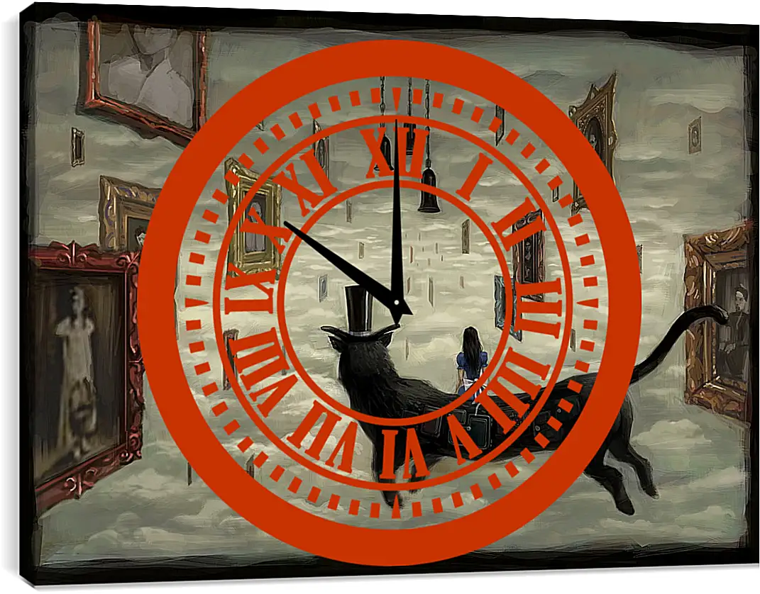 Часы картина - Alice: Madness Returns
