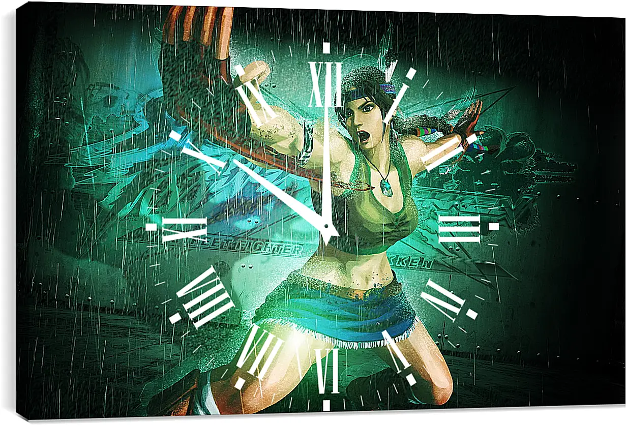 Часы картина - Street Fighter X Tekken
