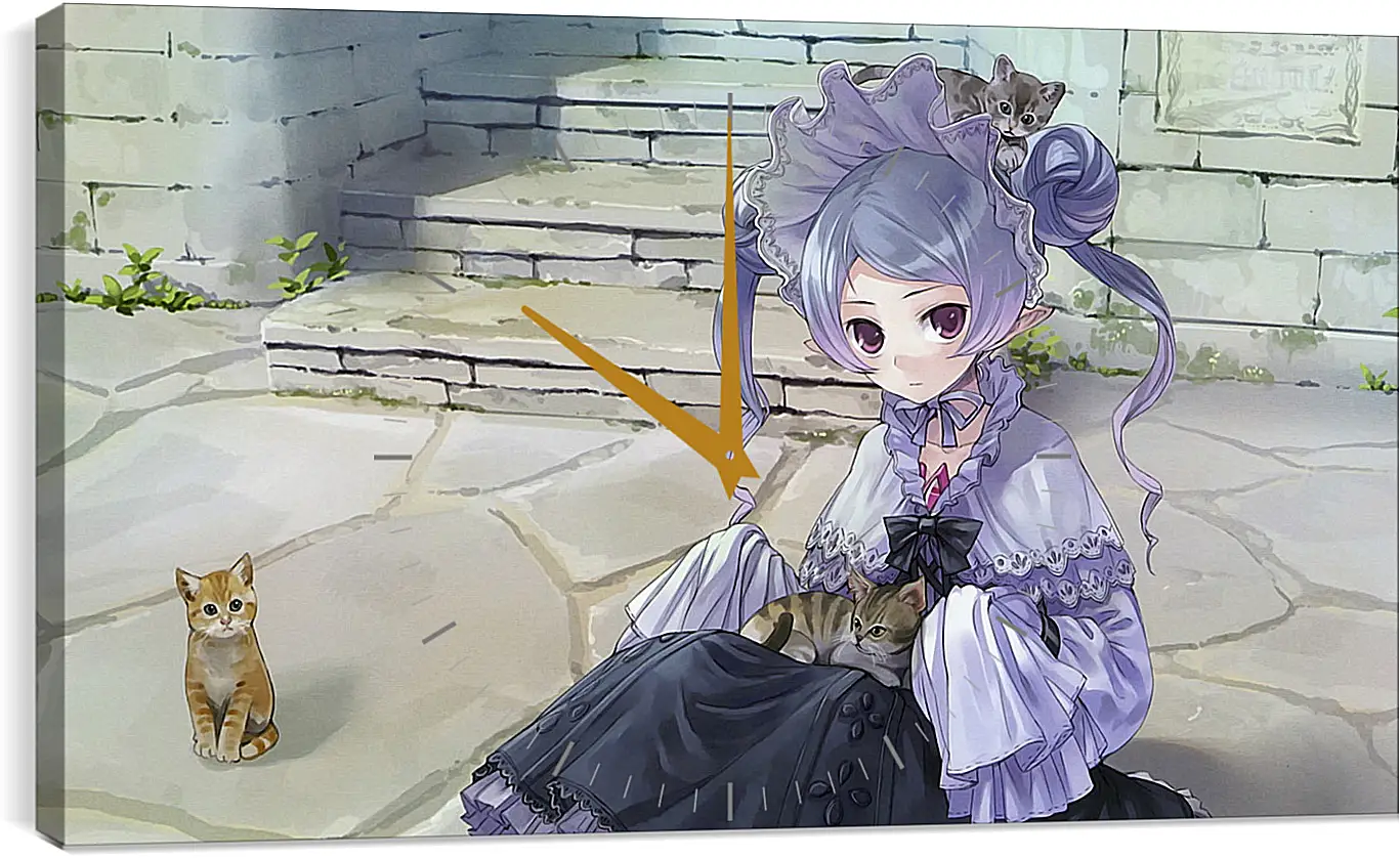 Часы картина - Atelier Rorona
