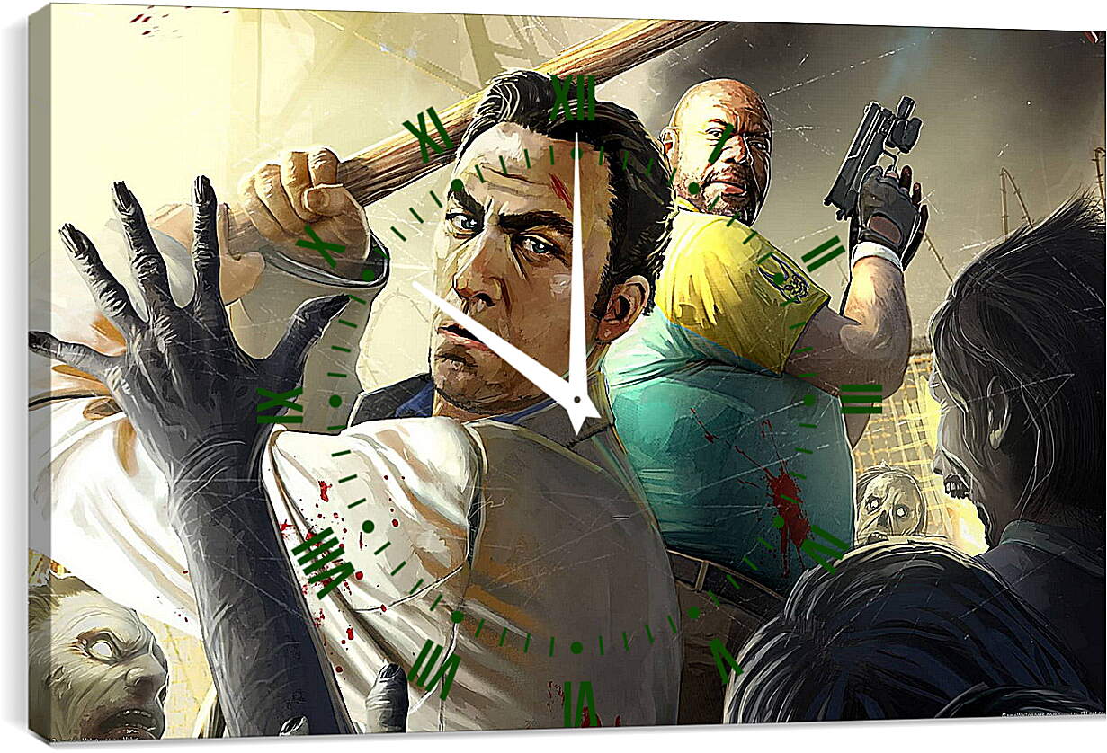 Часы картина - Left 4 Dead 2
