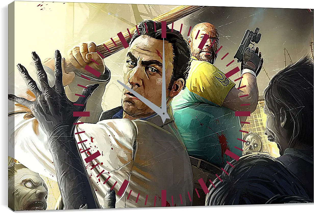 Часы картина - Left 4 Dead 2
