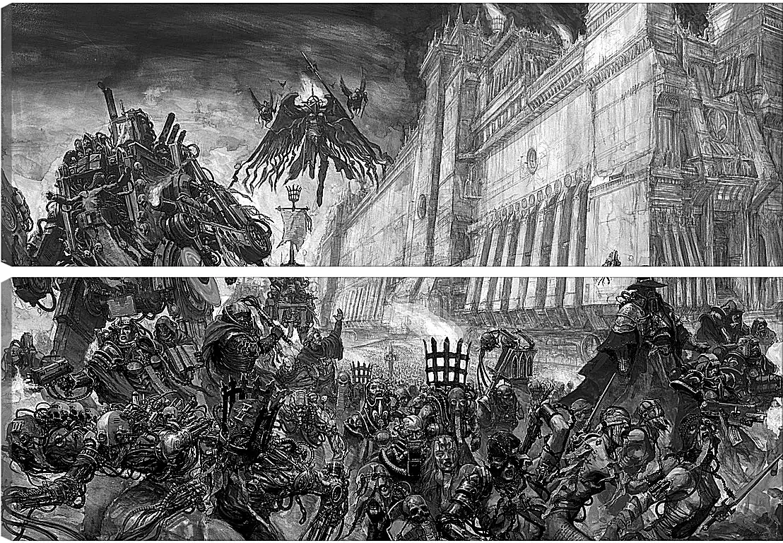 Модульная картина - Warhammer