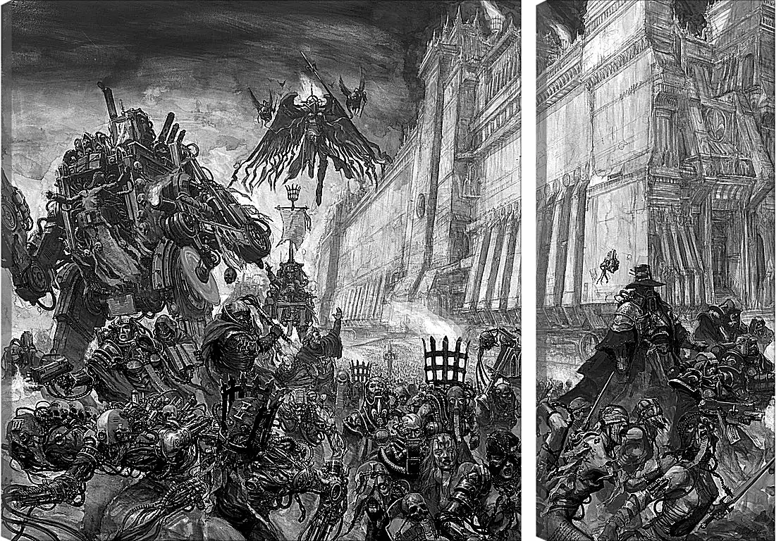 Модульная картина - Warhammer