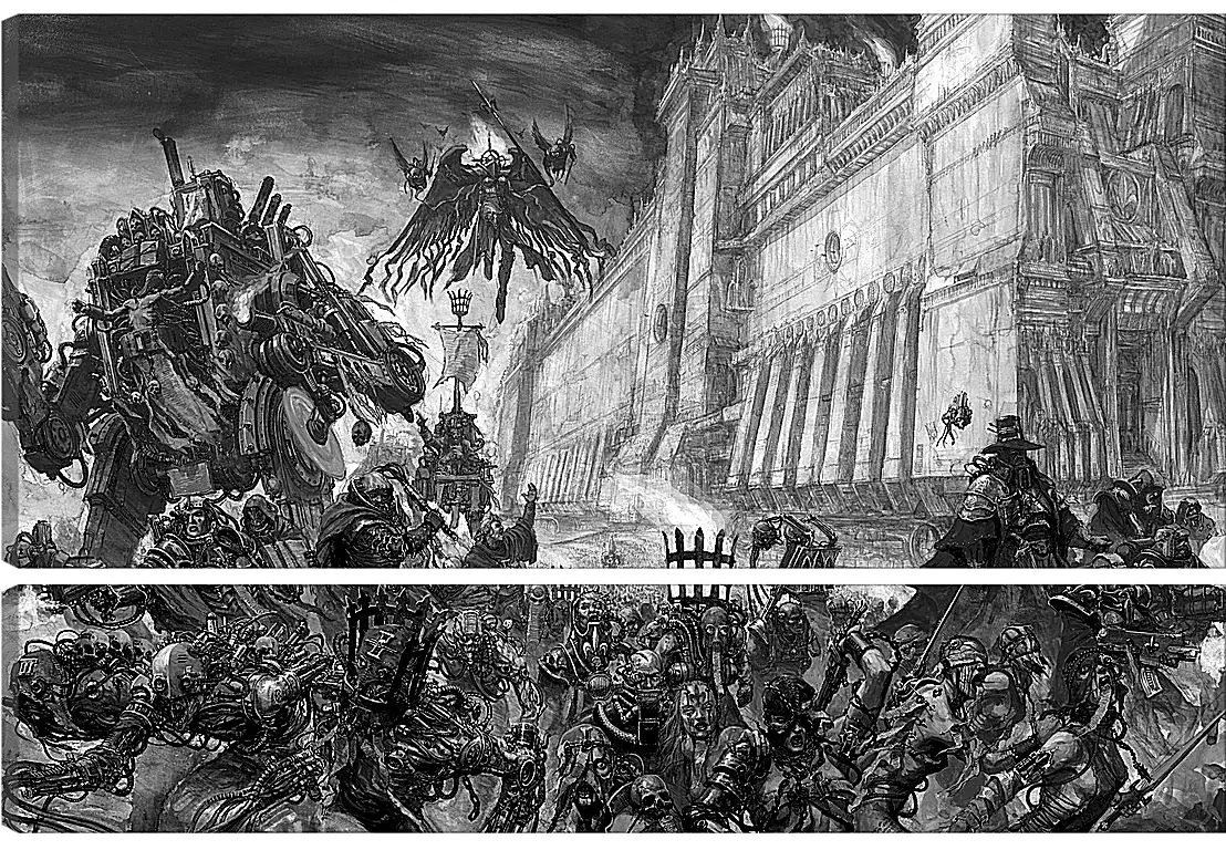 Модульная картина - Warhammer