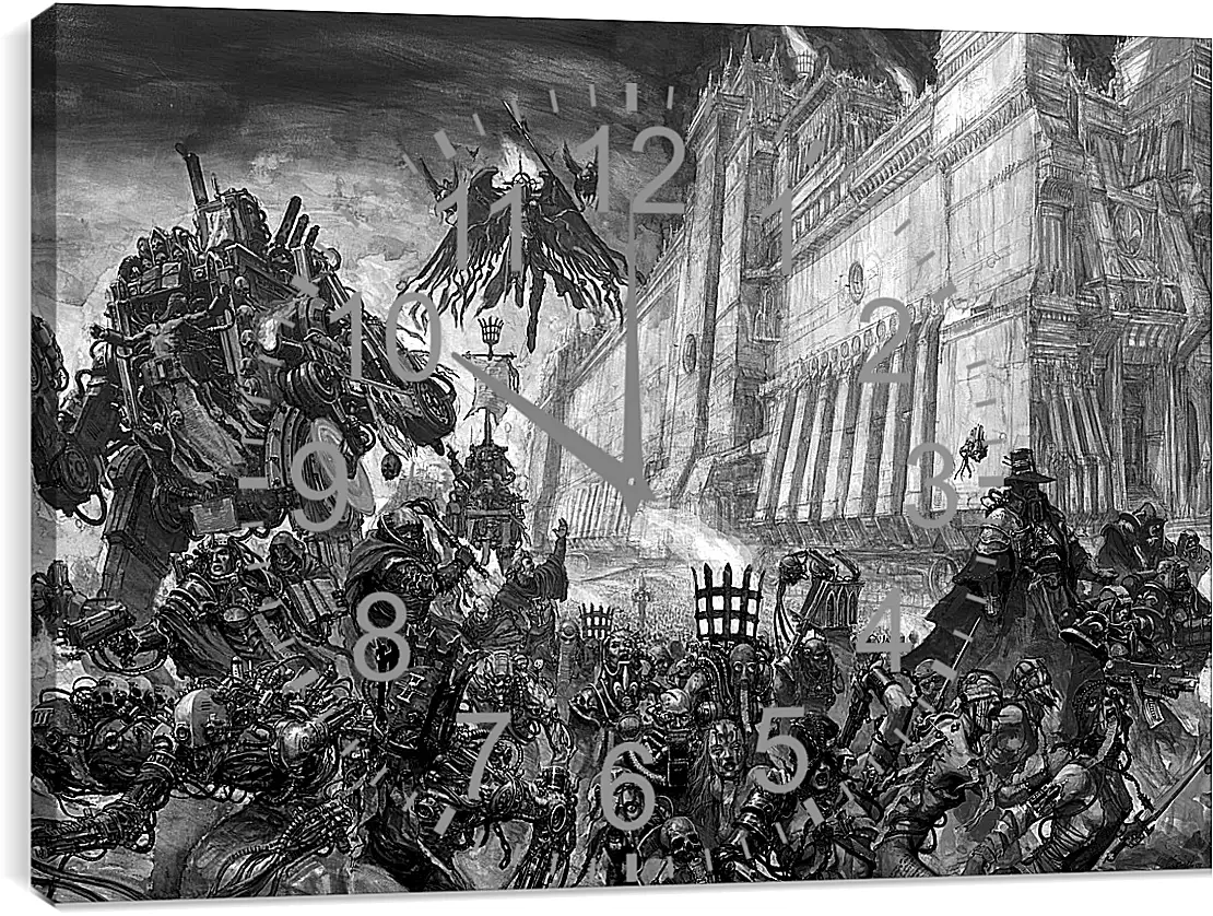 Часы картина - Warhammer