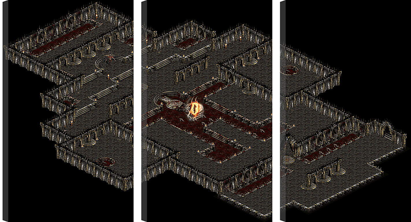 Модульная картина - Diablo II