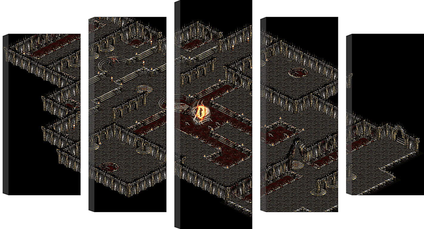 Модульная картина - Diablo II