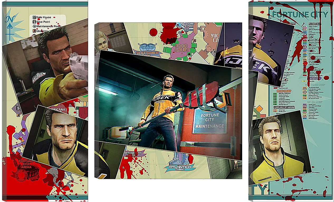 Модульная картина - Dead Rising
