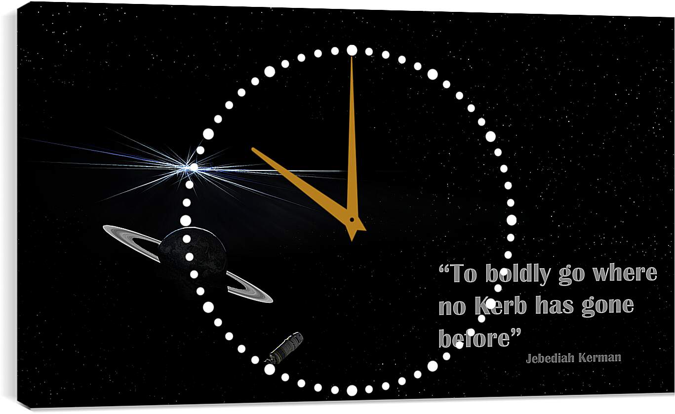 Часы картина - Kerbal Space Program
