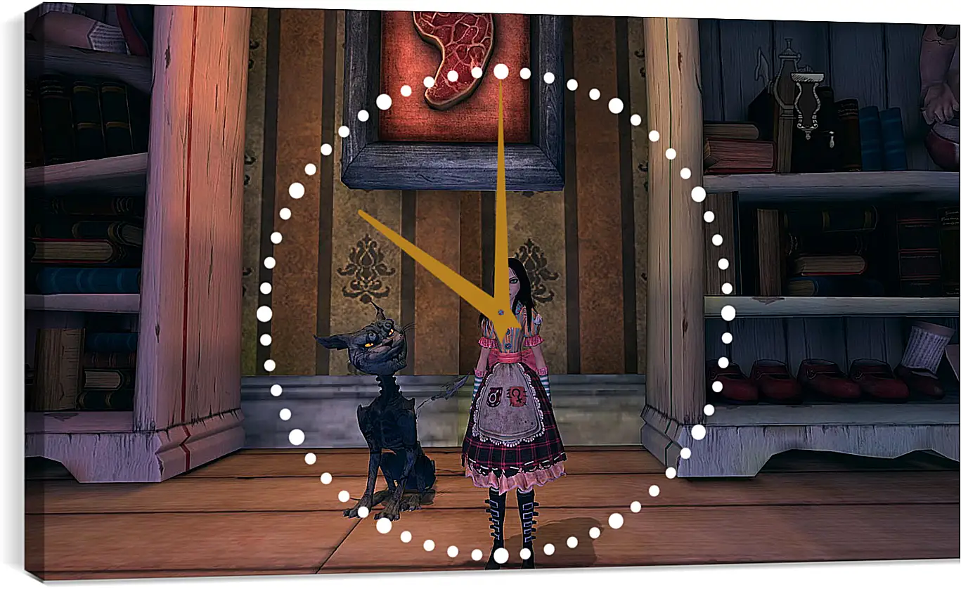 Часы картина - Alice: Madness Returns
