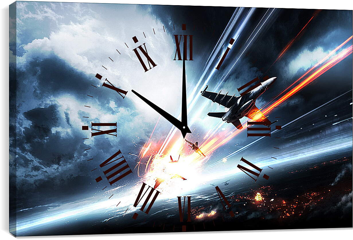 Часы картина - Battlefield 3
