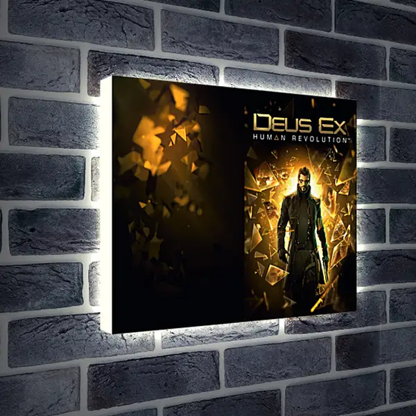 Лайтбокс световая панель - Deus Ex
