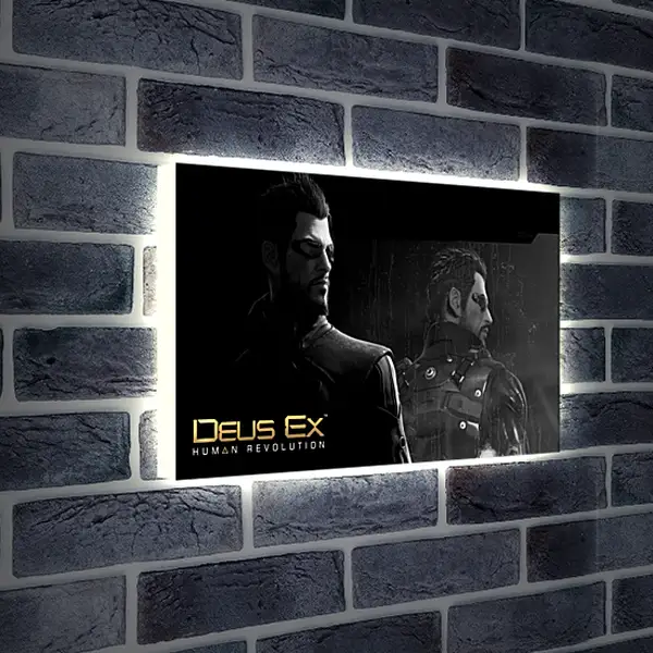 Лайтбокс световая панель - Deus Ex
