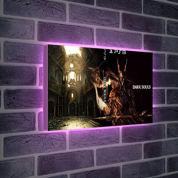 Лайтбокс световая панель - Dark Souls
