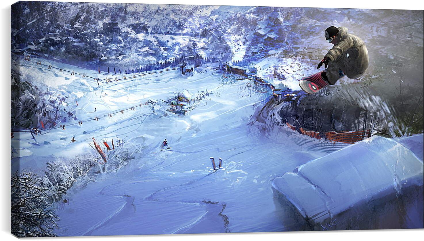Постер и плакат - Shaun White Snowboarding
