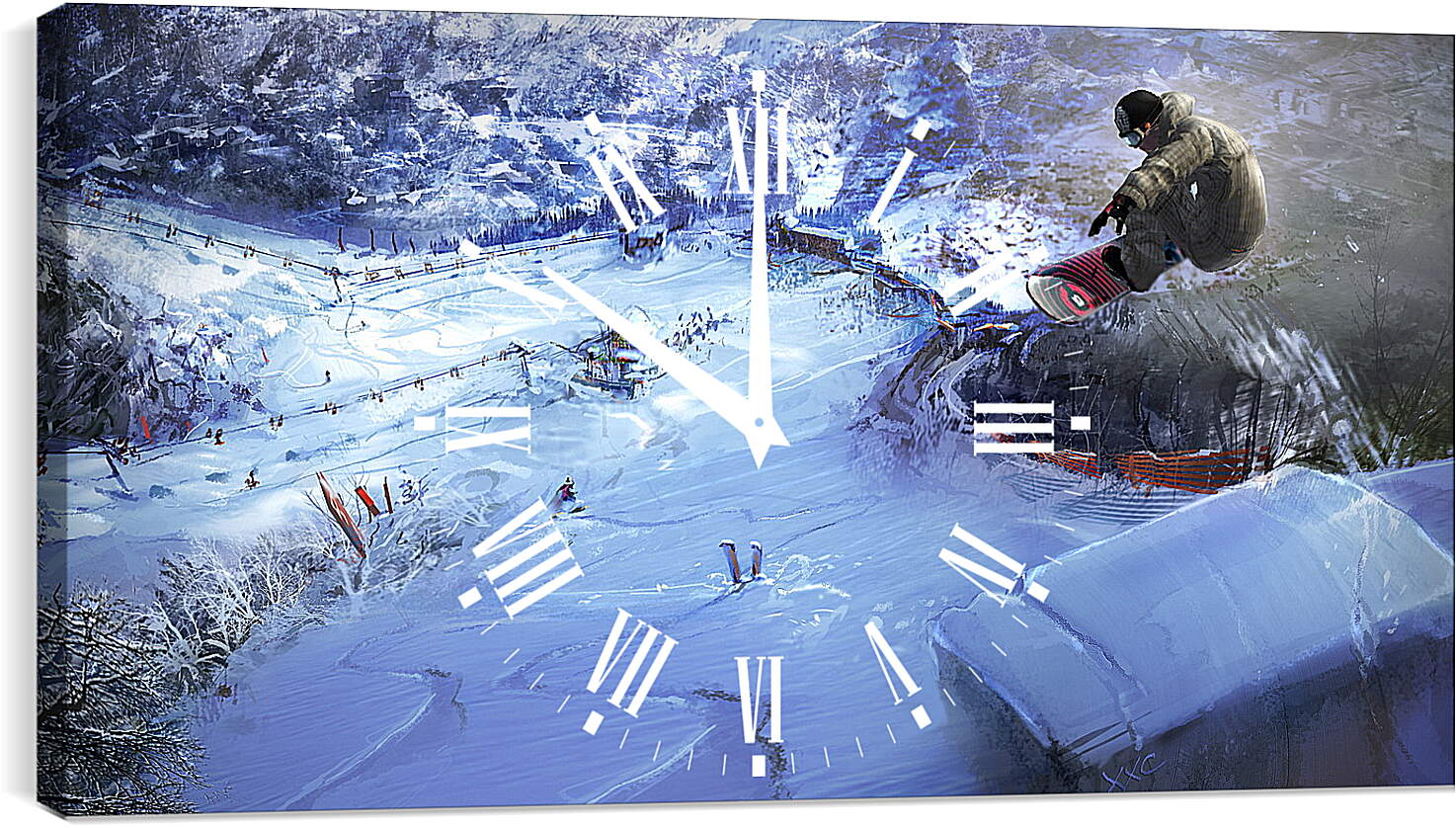 Часы картина - Shaun White Snowboarding
