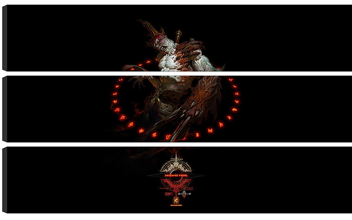 Модульная картина - Diablo III