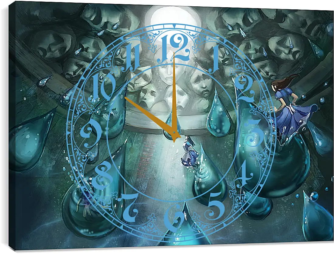 Часы картина - Alice: Madness Returns
