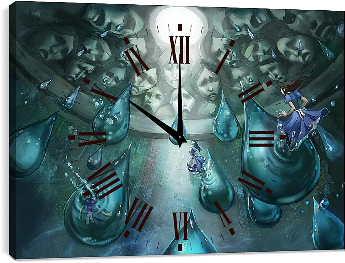 Часы картина - Alice: Madness Returns

