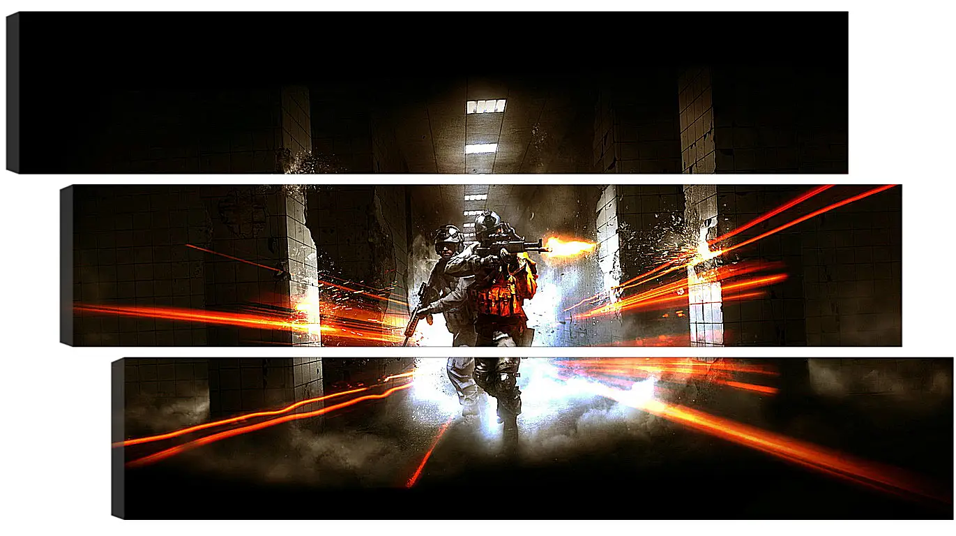 Модульная картина - Battlefield 3