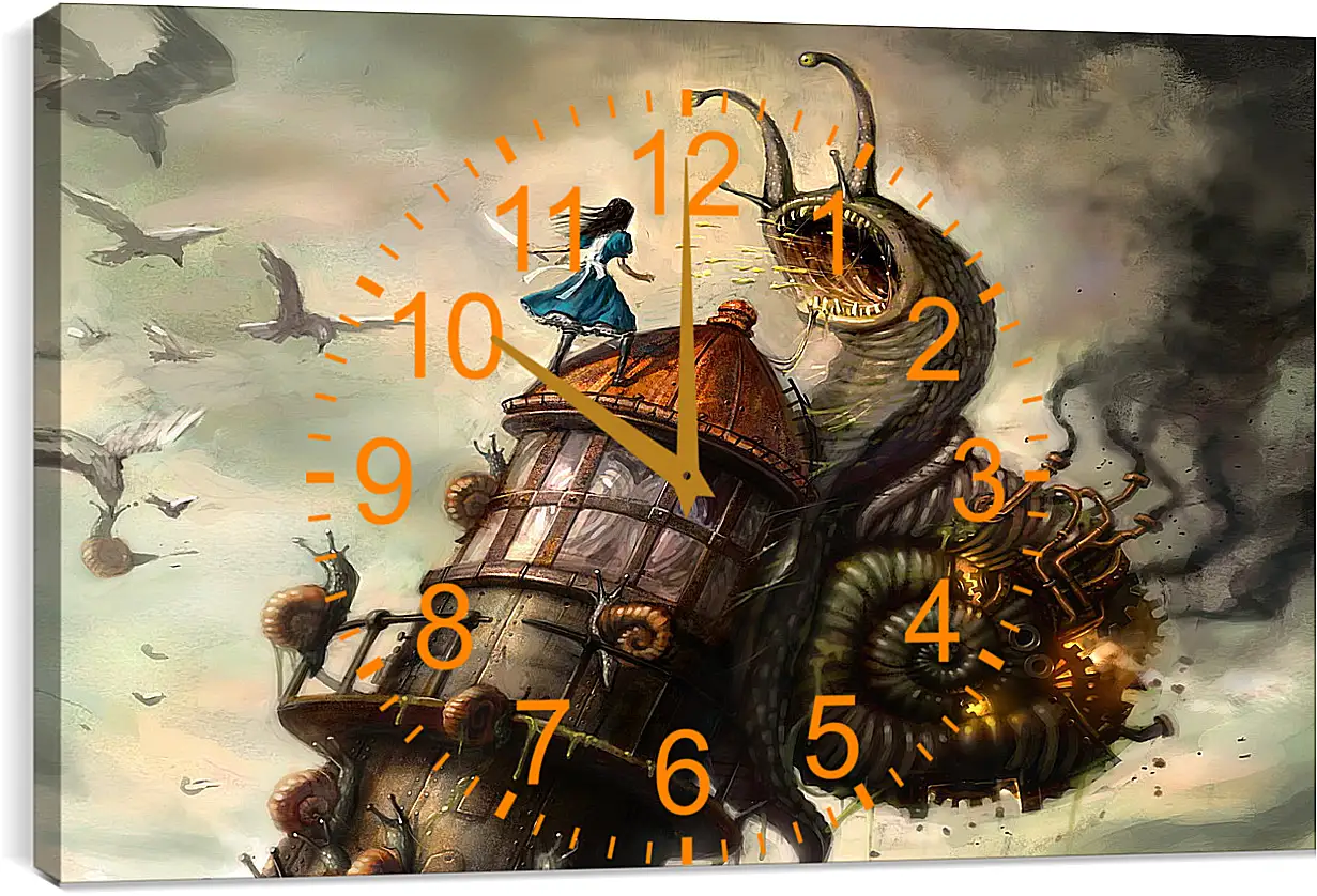 Часы картина - Alice: Madness Returns
