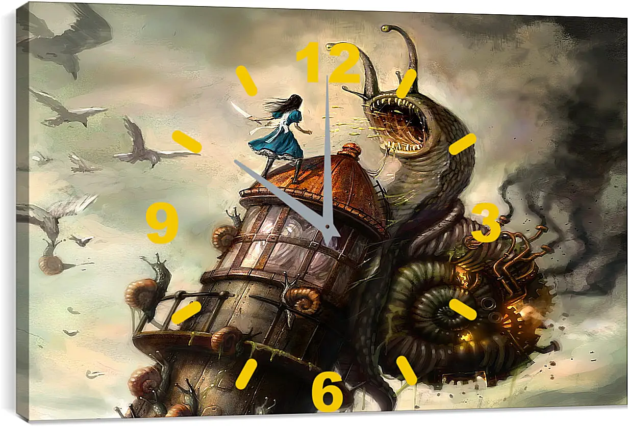 Часы картина - Alice: Madness Returns

