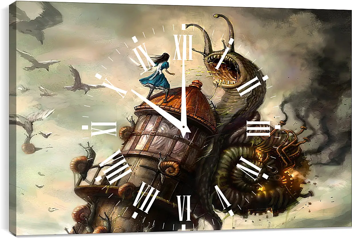 Часы картина - Alice: Madness Returns
