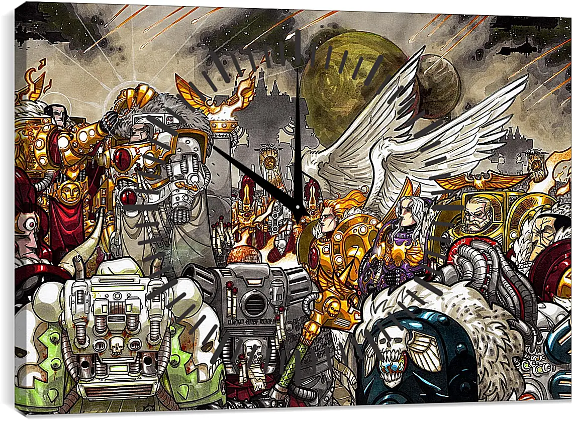 Часы картина - Warhammer
