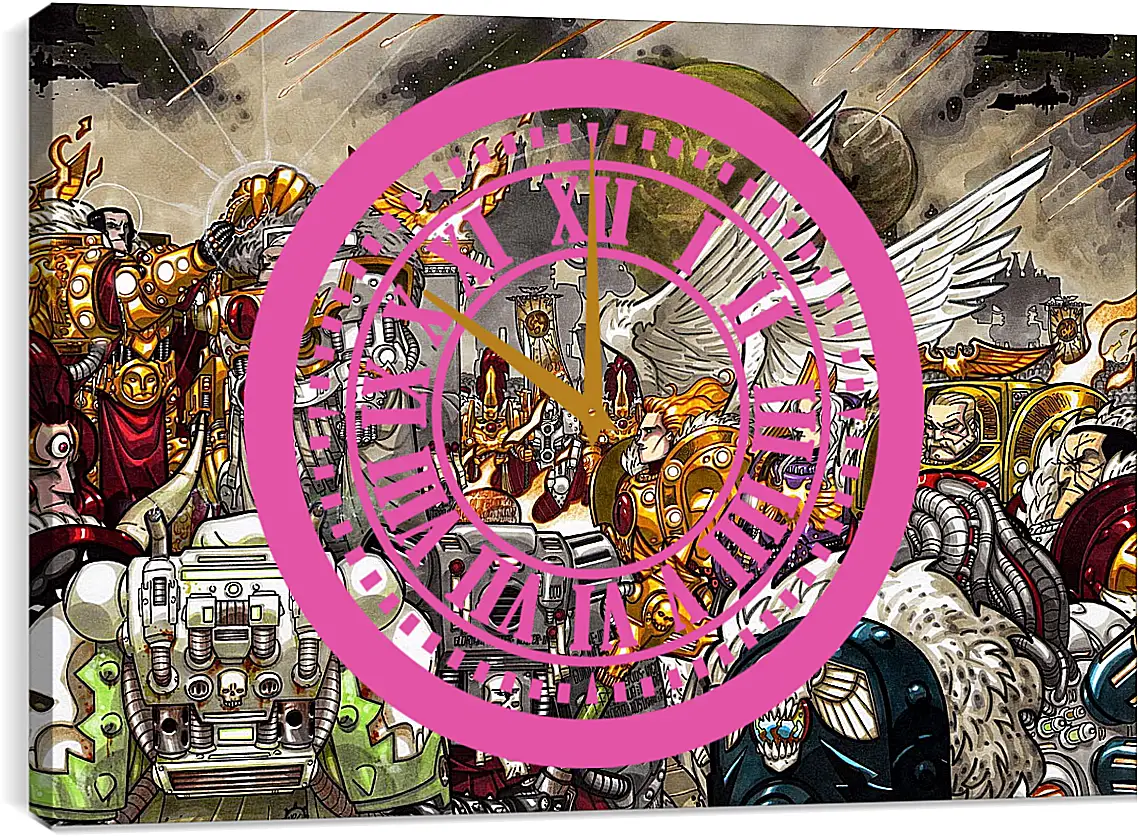 Часы картина - Warhammer

