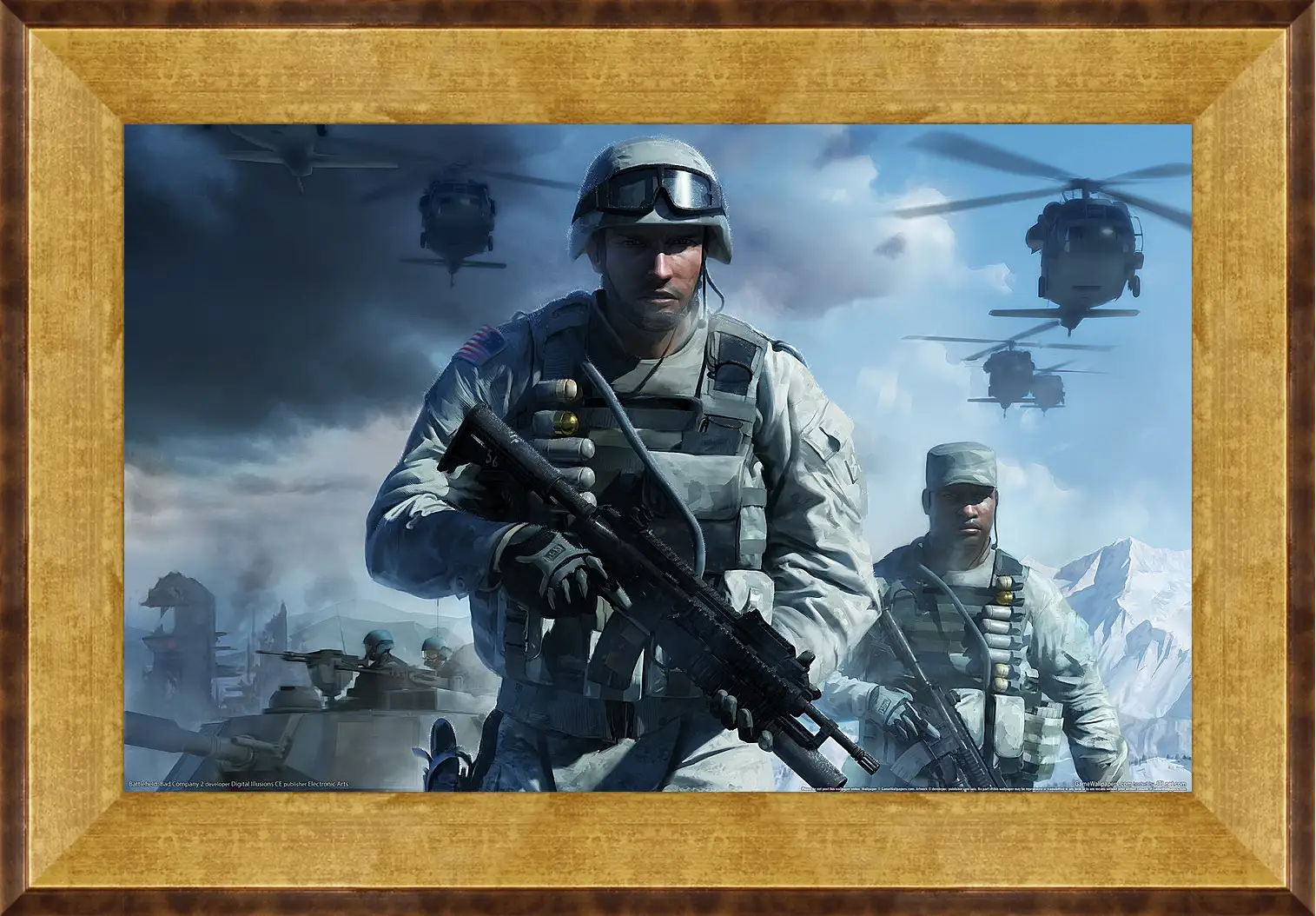 Картина в раме - Battlefield: Bad Company 2