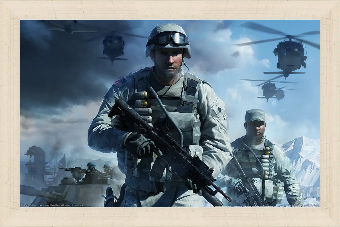 Картина в раме - Battlefield: Bad Company 2