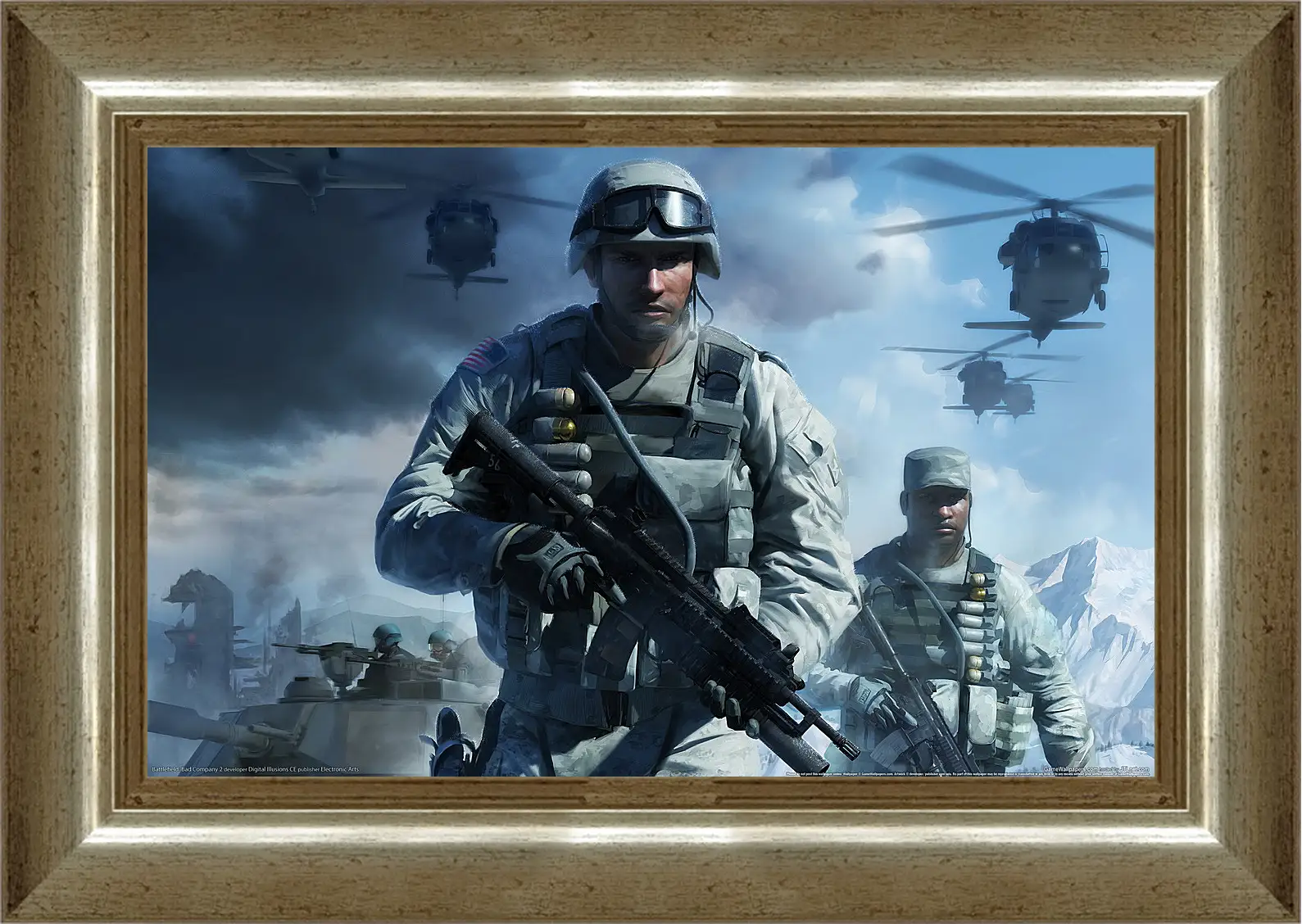 Картина в раме - Battlefield: Bad Company 2