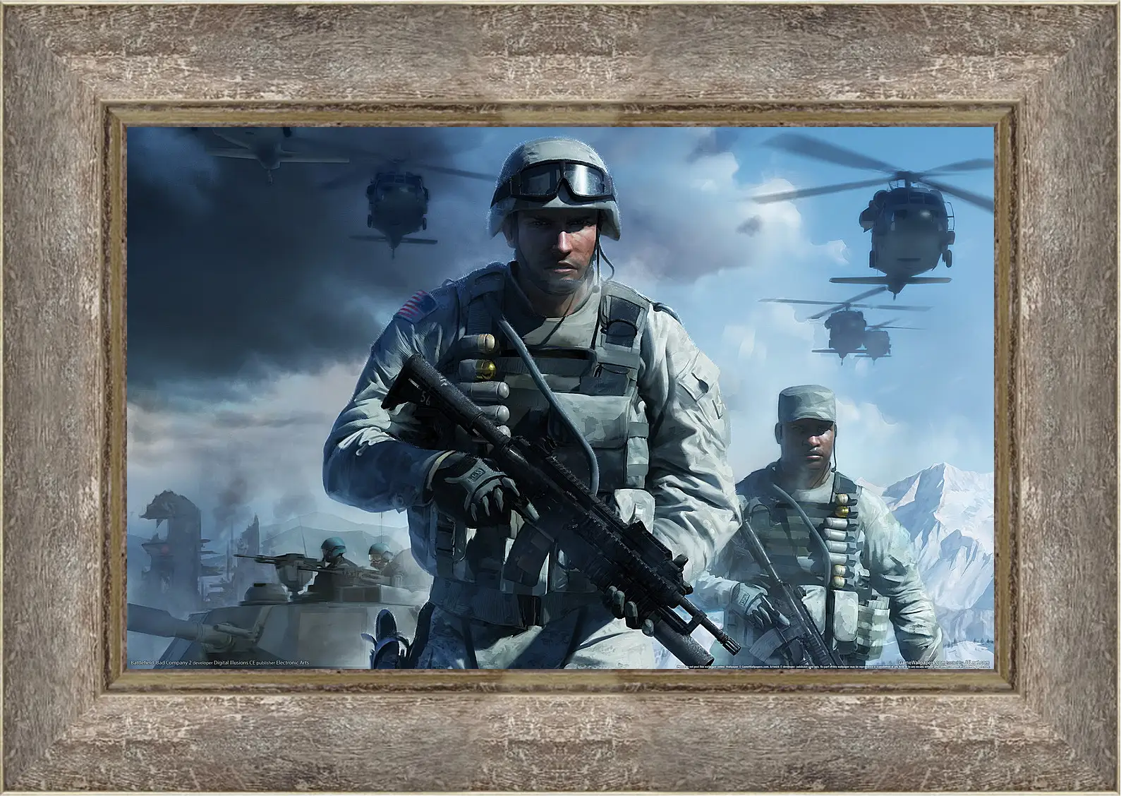 Картина в раме - Battlefield: Bad Company 2