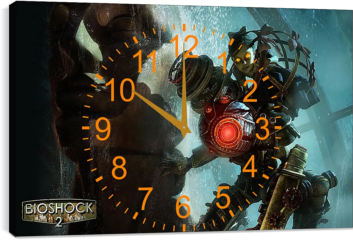 Часы картина - Bioshock 2
