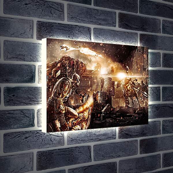 Лайтбокс световая панель - God Of War III
