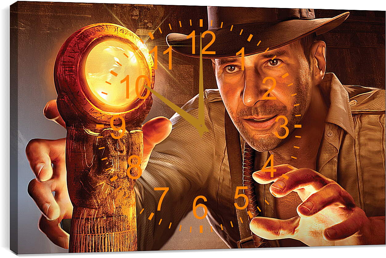 Часы картина - Indiana Jones
