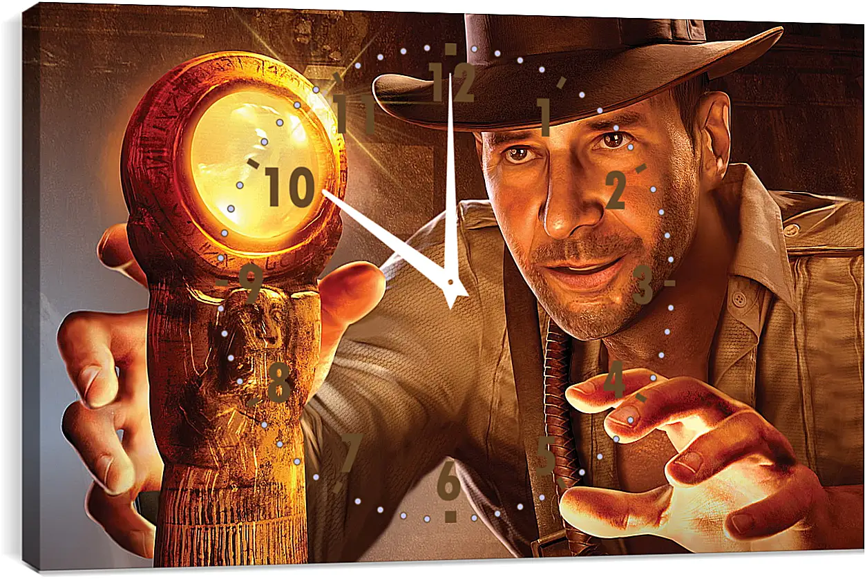 Часы картина - Indiana Jones
