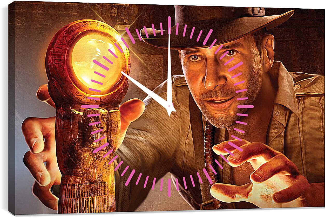 Часы картина - Indiana Jones
